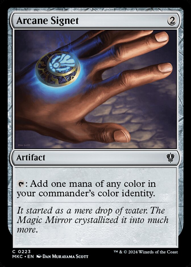 Arcane Signet – Common Magic: The Gathering card from Murders at Karlov Manor Commander (#223)