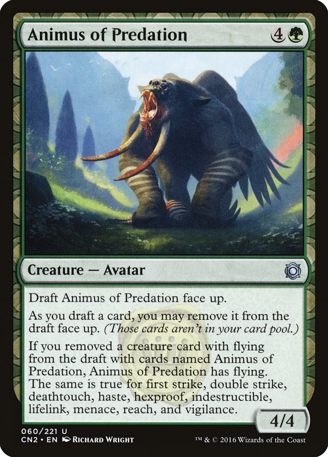 Animus of Predation – Uncommon Magic: The Gathering card from Conspiracy: Take the Crown (#60)