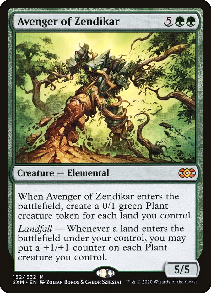 Avenger of Zendikar – Mythic Magic: The Gathering card from Double Masters (#152)