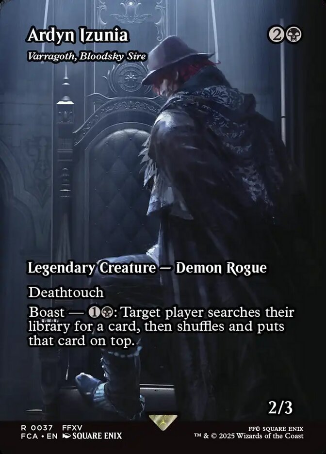 Ardyn Izunia – Rare Magic: The Gathering card from Final Fantasy: Through the Ages (#37)