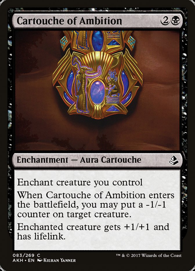 Cartouche of Ambition – Common Magic: The Gathering card from Amonkhet (#83)