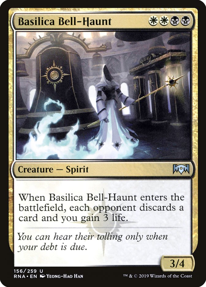 Basilica Bell-Haunt – Uncommon Magic: The Gathering card from Ravnica Allegiance (#156)