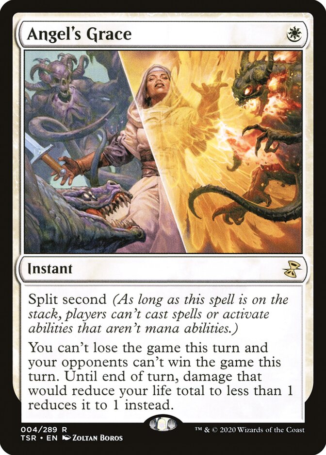 Angel's Grace – Rare Magic: The Gathering card from Time Spiral Remastered (#4)
