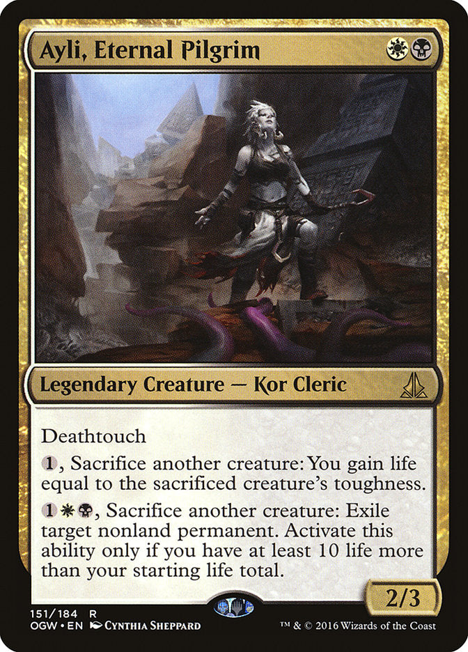 Ayli, Eternal Pilgrim – Rare Magic: The Gathering card from Oath of the Gatewatch (#151)
