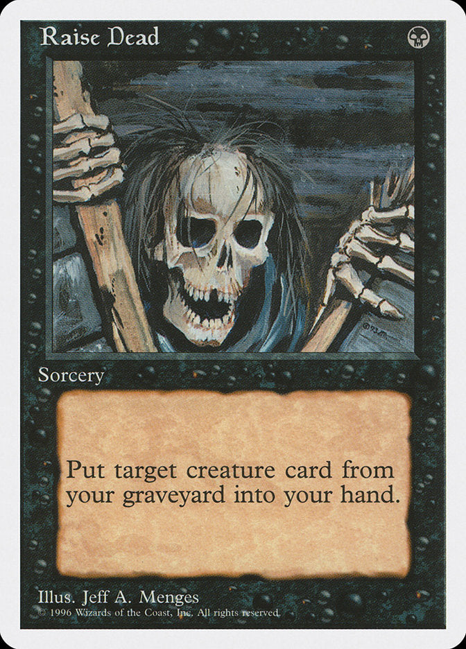 Raise Dead – Common Magic: The Gathering card from Introductory Two-Player Set (#22)