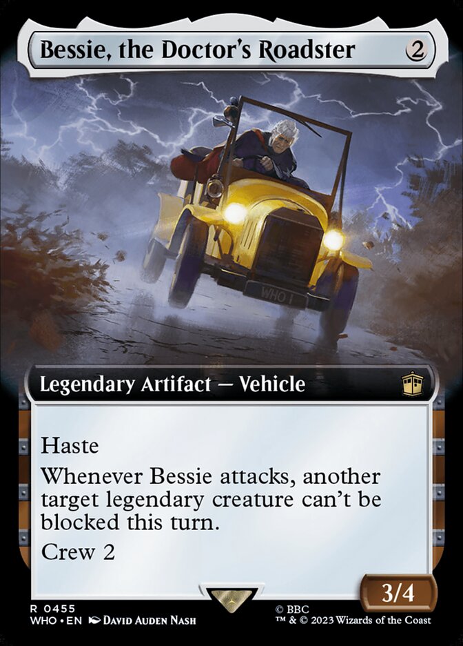 Bessie, the Doctor's Roadster – Rare Magic: The Gathering card from Doctor Who (#455)