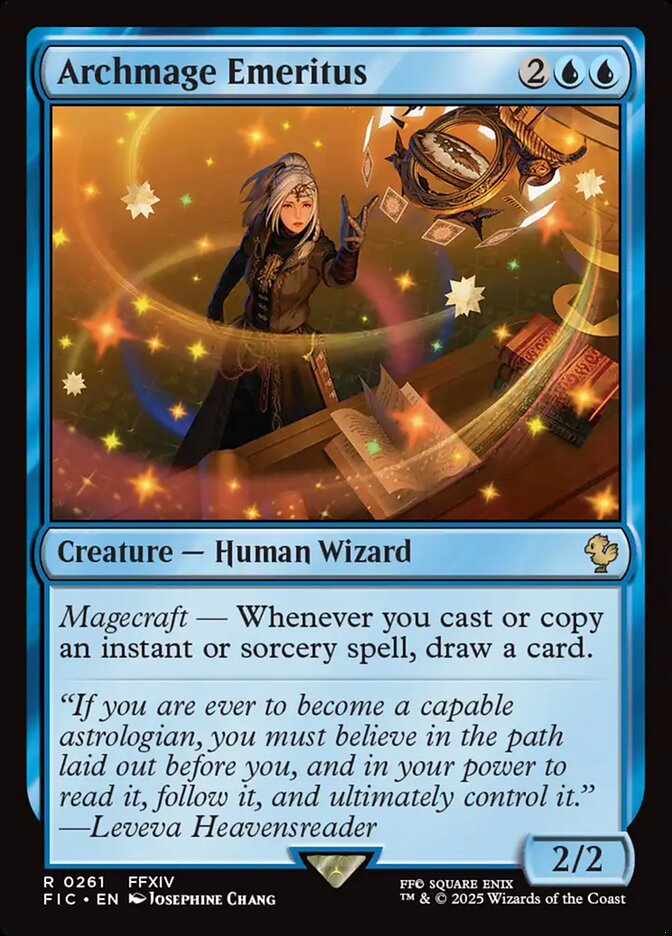 Archmage Emeritus – Rare Magic: The Gathering card from Final Fantasy Commander (#261)