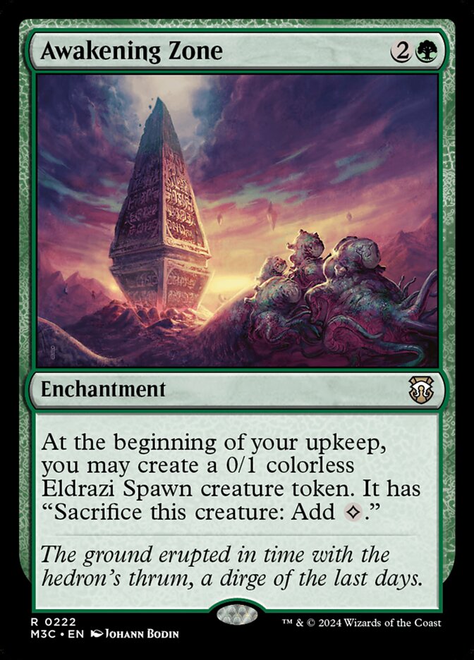 Awakening Zone – Rare Magic: The Gathering card from Modern Horizons 3 Commander (#222)