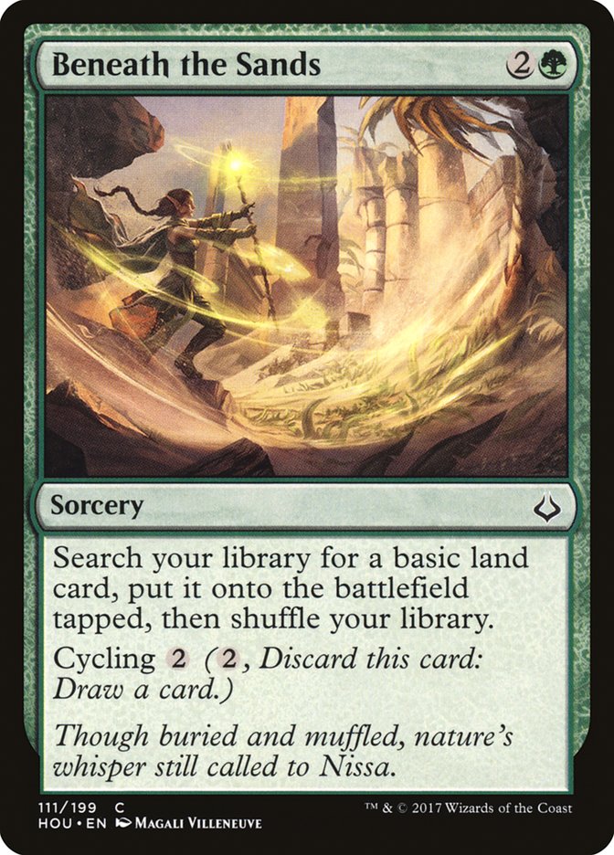 Beneath the Sands – Common Magic: The Gathering card from Hour of Devastation (#111)