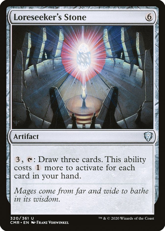 Loreseeker's Stone – Uncommon Magic: The Gathering card from Commander Legends (#320)
