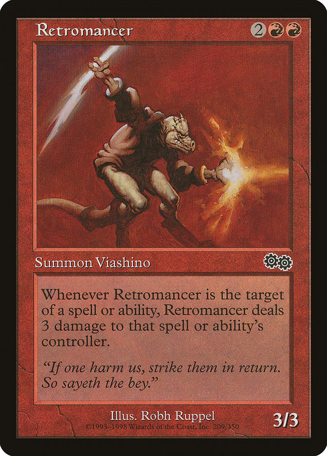 Retromancer – Common Magic: The Gathering card from Urza's Saga (#209)