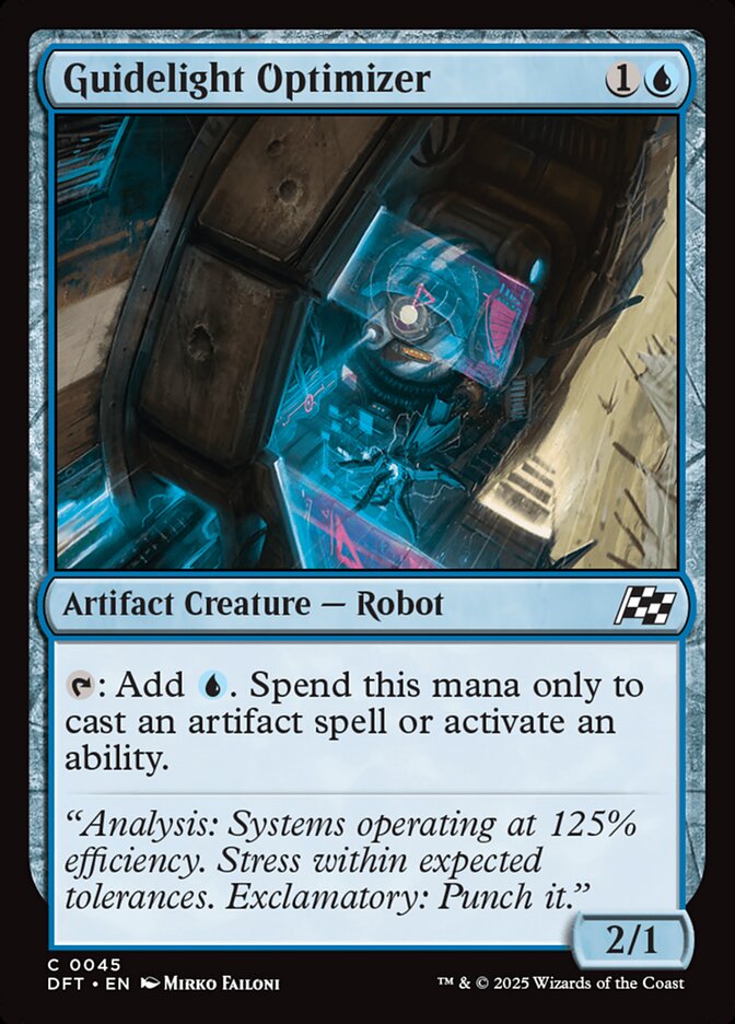 Guidelight Optimizer – Common Magic: The Gathering card from Aetherdrift (#45)