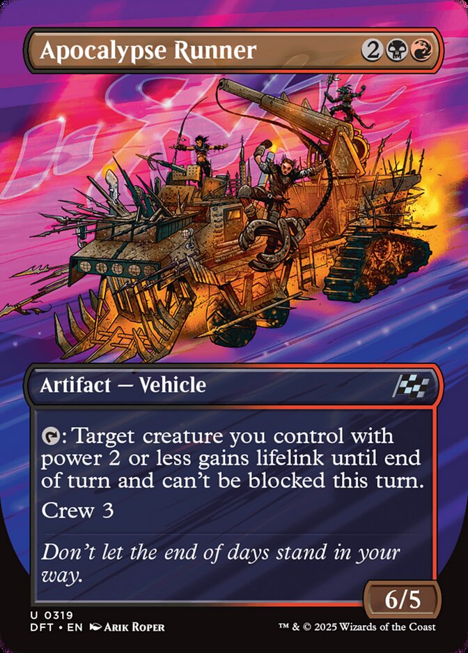 Apocalypse Runner – Uncommon Magic: The Gathering card from Aetherdrift (#319)