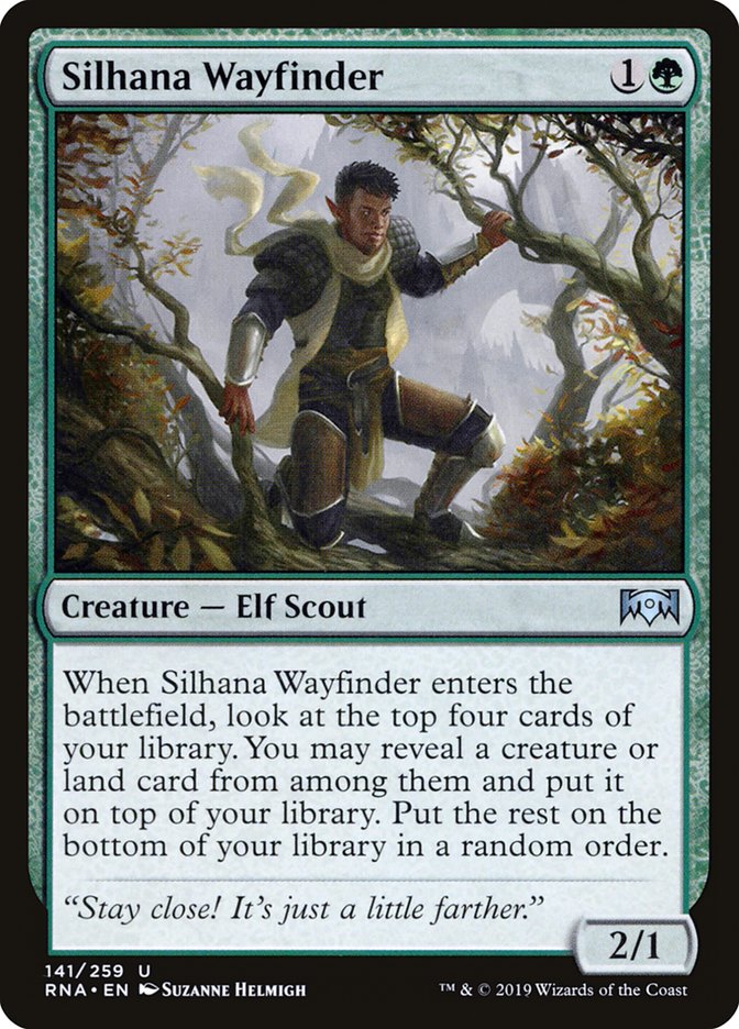 Silhana Wayfinder – Uncommon Magic: The Gathering card from Ravnica Allegiance (#141)