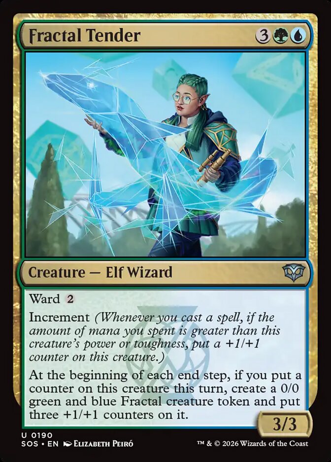 Fractal Tender – Uncommon Magic: The Gathering card from Secrets of Strixhaven (#190)