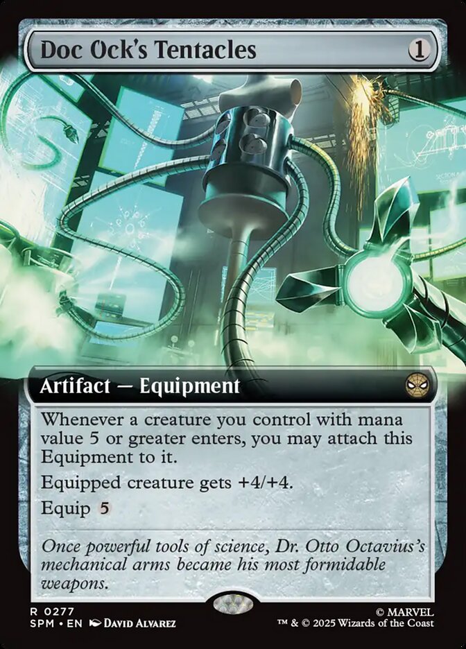 Doc Ock's Tentacles – Rare Magic: The Gathering card from Marvel's Spider-Man (#277)