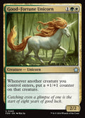 Good-Fortune Unicorn – Uncommon Magic: The Gathering card from Foundations (#240)