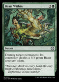 Beast Within – Uncommon Magic: The Gathering card from The Lost Caverns of Ixalan Commander (#233)