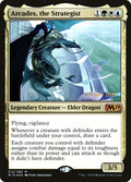 Arcades, the Strategist – Mythic Magic: The Gathering card from Core Set 2019 Promos (#212s)