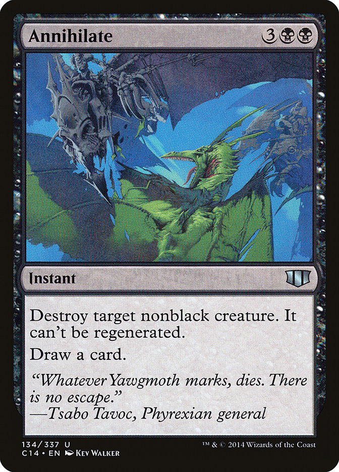 Annihilate – Uncommon Magic: The Gathering card from Commander 2014 (#134)