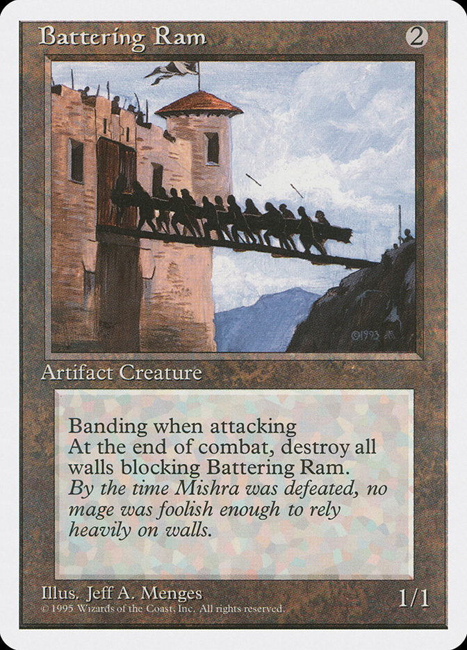 Battering Ram – Common Magic: The Gathering card from Fourth Edition (#297)