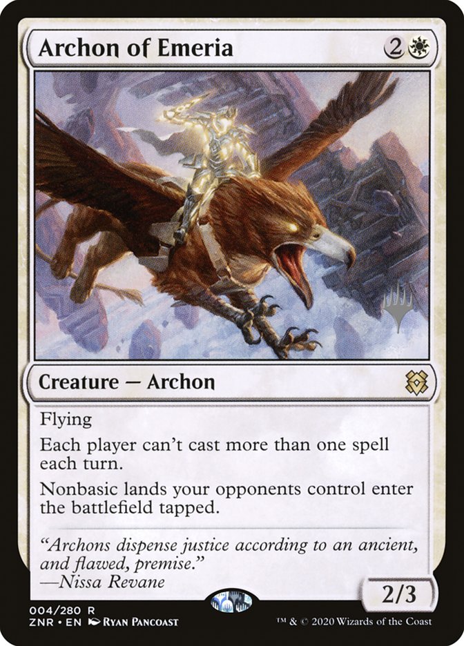 Archon of Emeria – Rare Magic: The Gathering card from Zendikar Rising Promos (#4p)