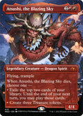 Atsushi, the Blazing Sky – Mythic Magic: The Gathering card from Kamigawa: Neon Dynasty (#410)