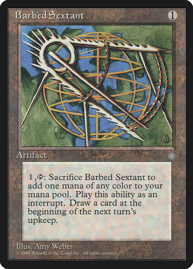 Barbed Sextant – Common Magic: The Gathering card from Ice Age (#312)