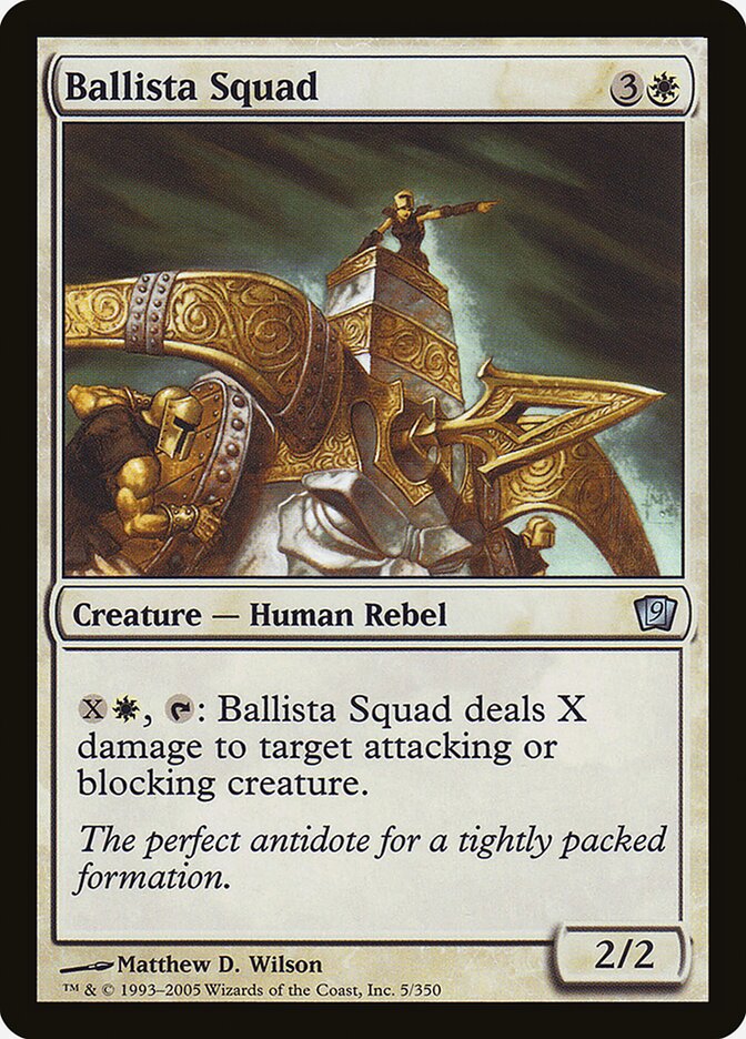 Ballista Squad – Uncommon Magic: The Gathering card from Ninth Edition (#5★)