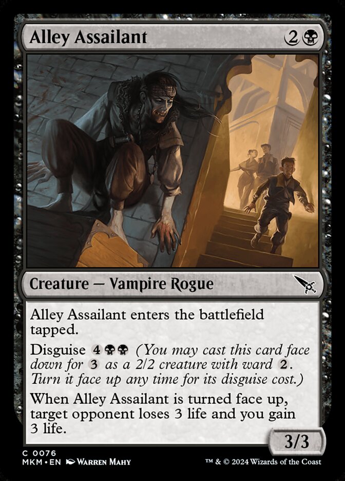 Alley Assailant – Common Magic: The Gathering card from Murders at Karlov Manor (#76)