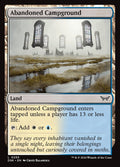 Abandoned Campground – Common Magic: The Gathering card from Duskmourn: House of Horror (#255)