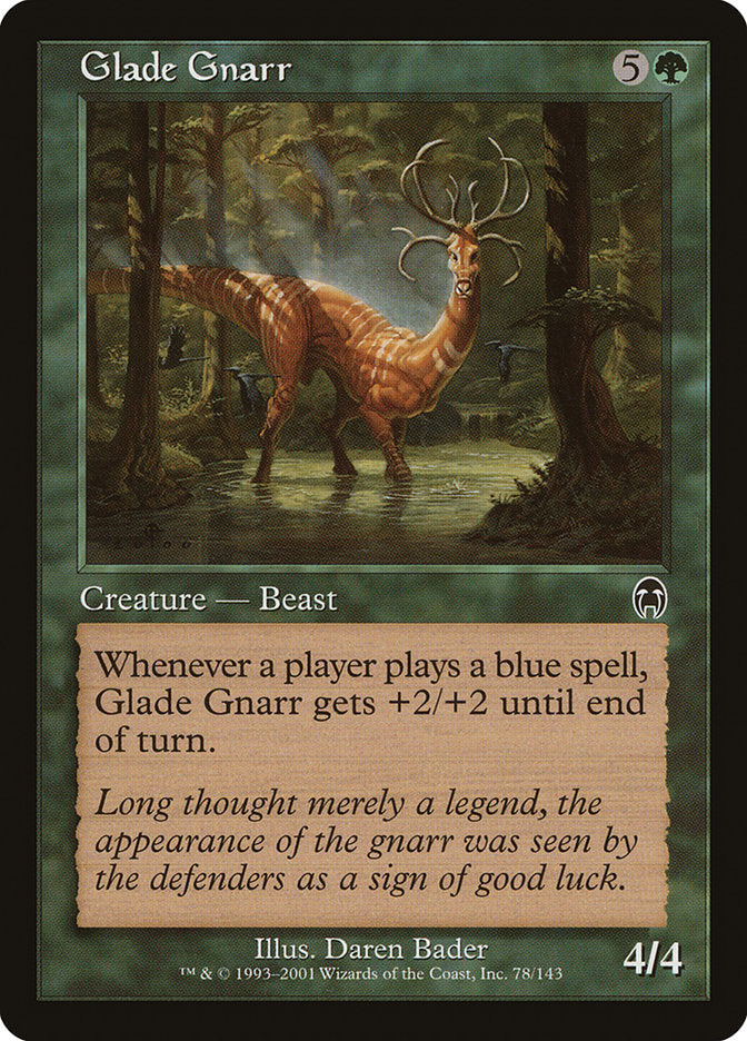 Glade Gnarr – Common Magic: The Gathering card from Apocalypse (#78)