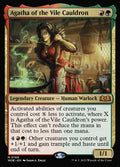 Agatha of the Vile Cauldron – Mythic Magic: The Gathering card from Wilds of Eldraine Promos (#199p)