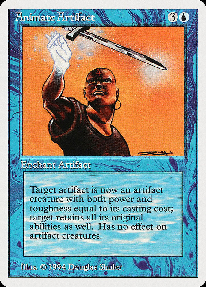 Animate Artifact – Uncommon Magic: The Gathering card from Summer Magic / Edgar (#48)