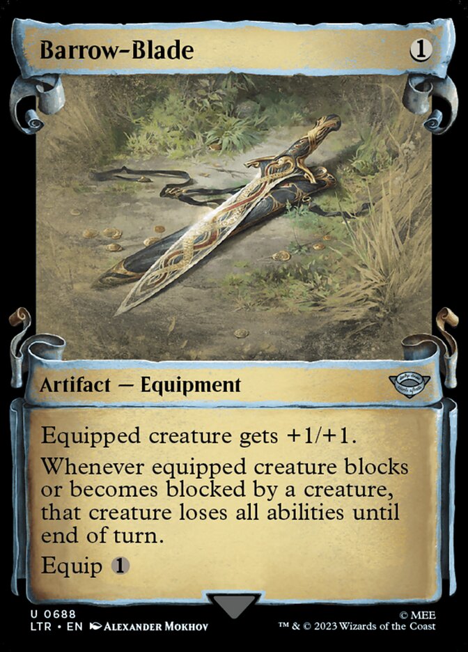 Barrow-Blade – Uncommon Magic: The Gathering card from The Lord of the Rings: Tales of Middle-earth (#688)