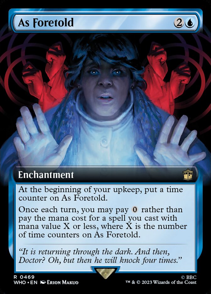 As Foretold – Rare Magic: The Gathering card from Doctor Who (#469)