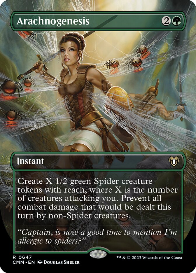 Arachnogenesis – Rare Magic: The Gathering card from Commander Masters (#647)