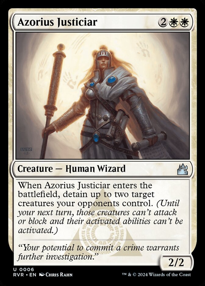 Azorius Justiciar – Uncommon Magic: The Gathering card from Ravnica Remastered (#6)