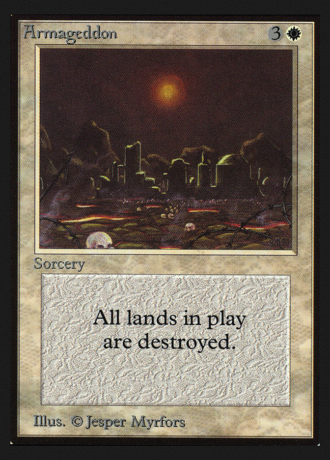 Armageddon – Rare Magic: The Gathering card from Collectors' Edition (#2)