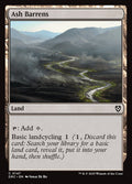 Ash Barrens – Common Magic: The Gathering card from Aetherdrift Commander (#147)