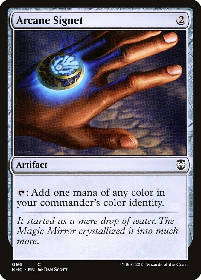Arcane Signet – Common Magic: The Gathering card from Kaldheim Commander (#96)