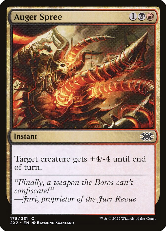 Auger Spree – Common Magic: The Gathering card from Double Masters 2022 (#178)