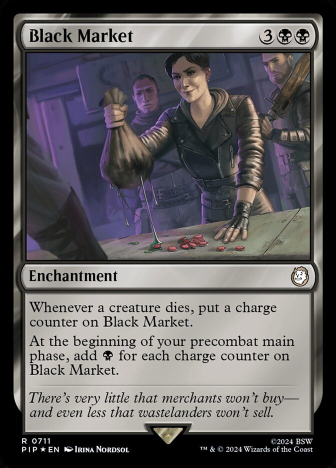 Black Market – Rare Magic: The Gathering card from Fallout (#711)