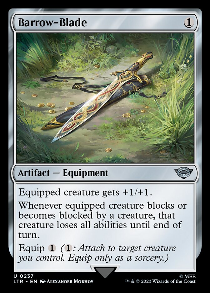 Barrow-Blade – Uncommon Magic: The Gathering card from The Lord of the Rings: Tales of Middle-earth (#237)