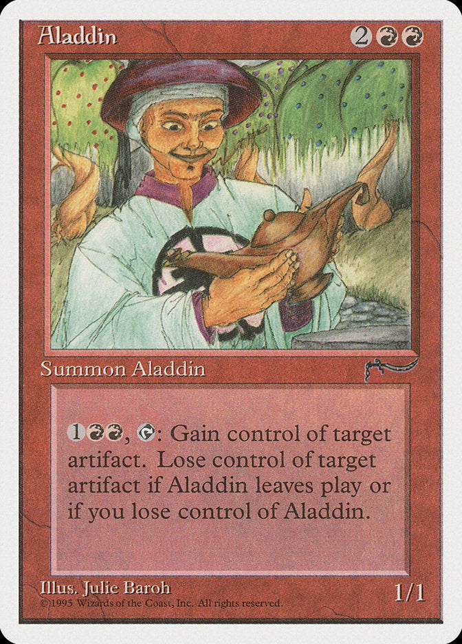 Aladdin – Uncommon Magic: The Gathering card from Chronicles (#44)