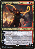 Angrath, Minotaur Pirate – Mythic Magic: The Gathering card from Rivals of Ixalan (#201)