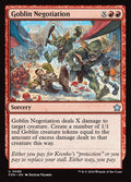 Goblin Negotiation – Uncommon Magic: The Gathering card from Foundations (#88)