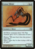 Armor Sliver – Uncommon Magic: The Gathering card from Premium Deck Series: Slivers (#16)