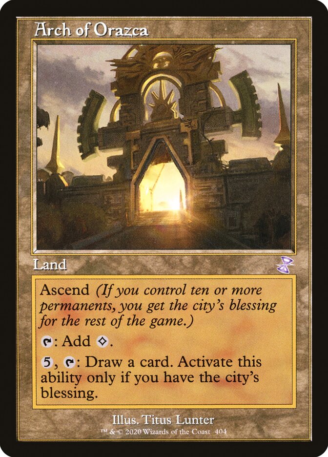 Arch of Orazca – Special Magic: The Gathering card from Time Spiral Remastered (#404)