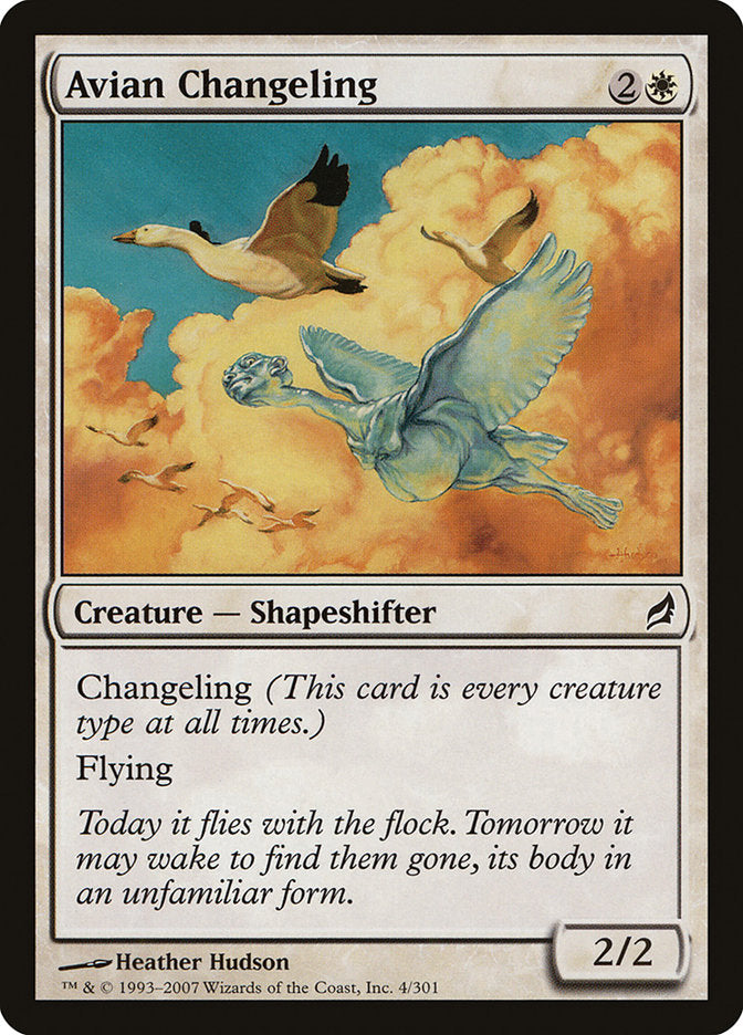 Avian Changeling – Common Magic: The Gathering card from Lorwyn (#4)